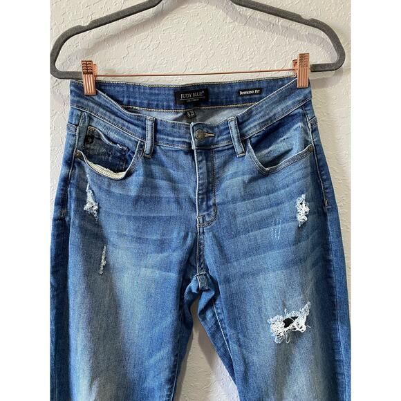 Judy Blue Boyfriend Fit Straight Leg Jeans Size 9/29 - Picture 2 of 9